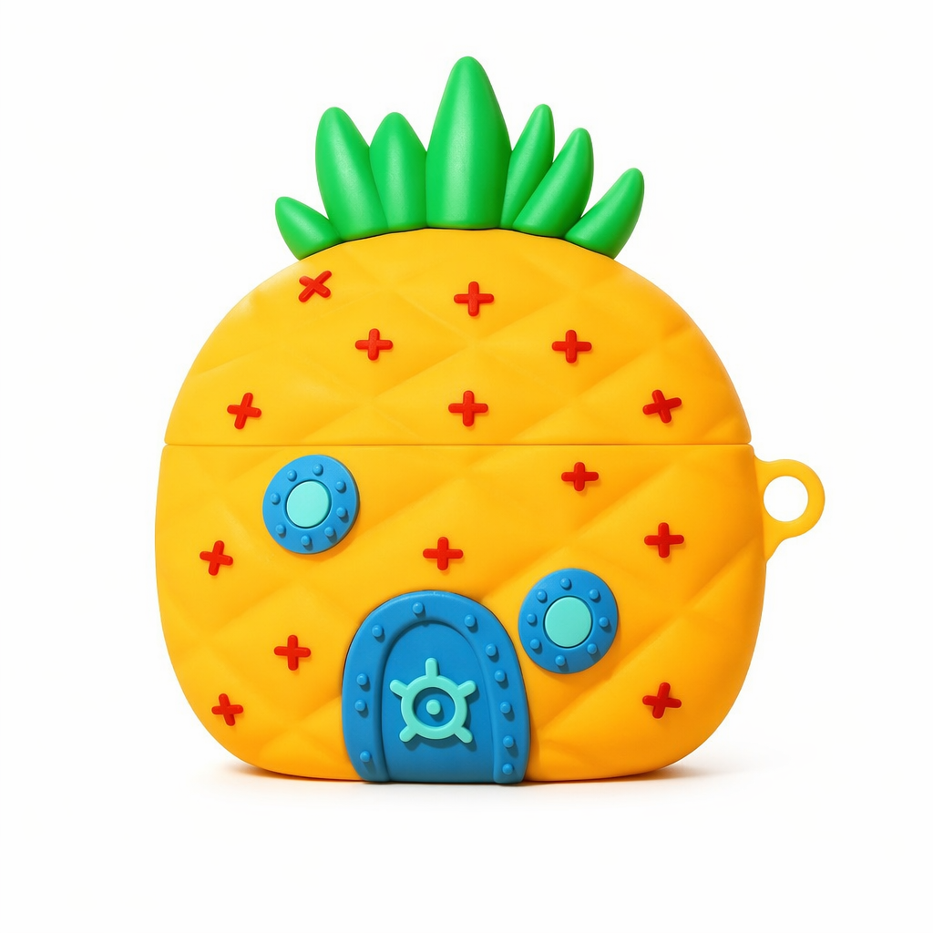 Cute Pineapple AirPods Case with Protection Default