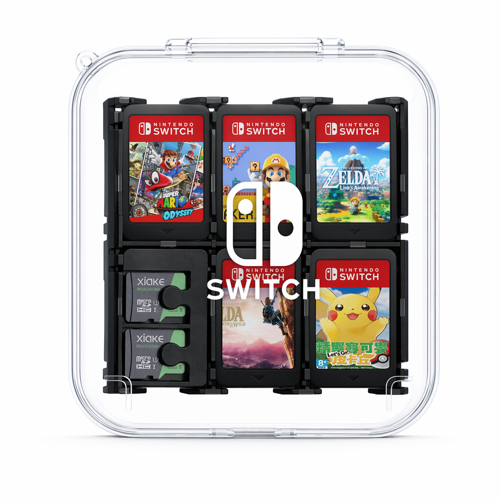 Transparent Switch Game Card Holder L