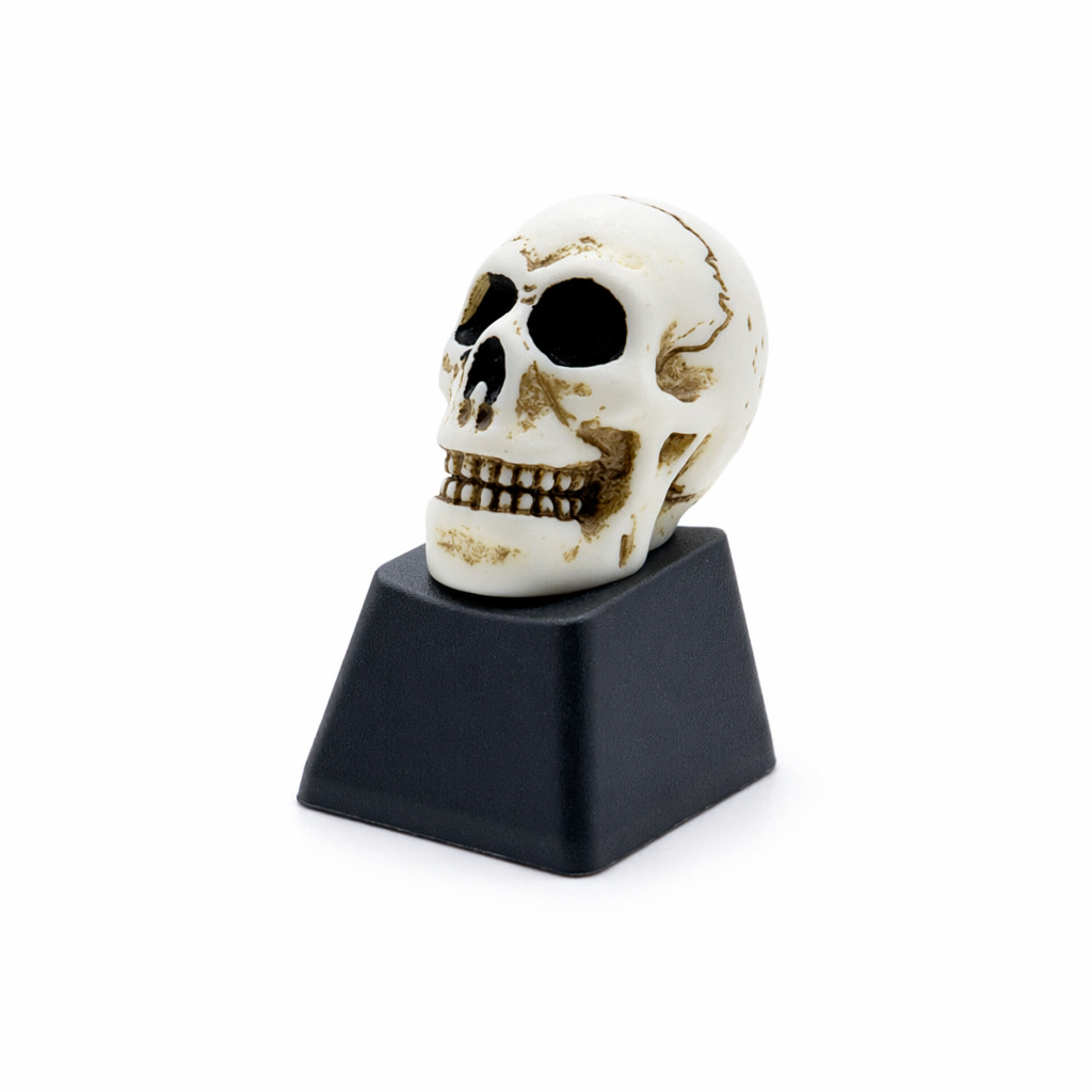 Computer Keycap with a Dark Skull Design Default