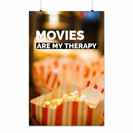 Movie Therapy Poster: A Cure for Your Cinema Addiction Default