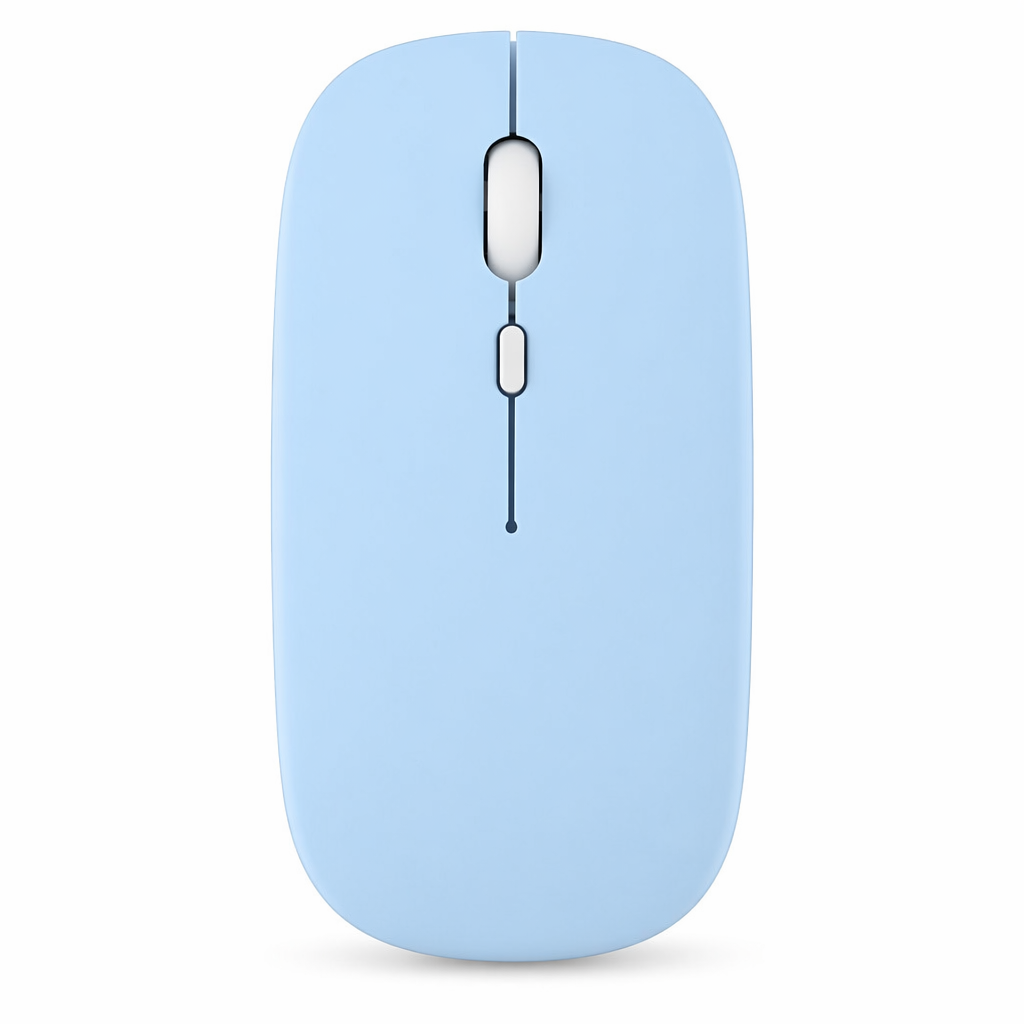 Vibrant Wireless Bluetooth Noiseless Mouse Blue