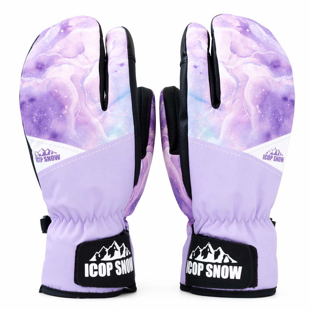Snowboard Mittens with Cute Design B