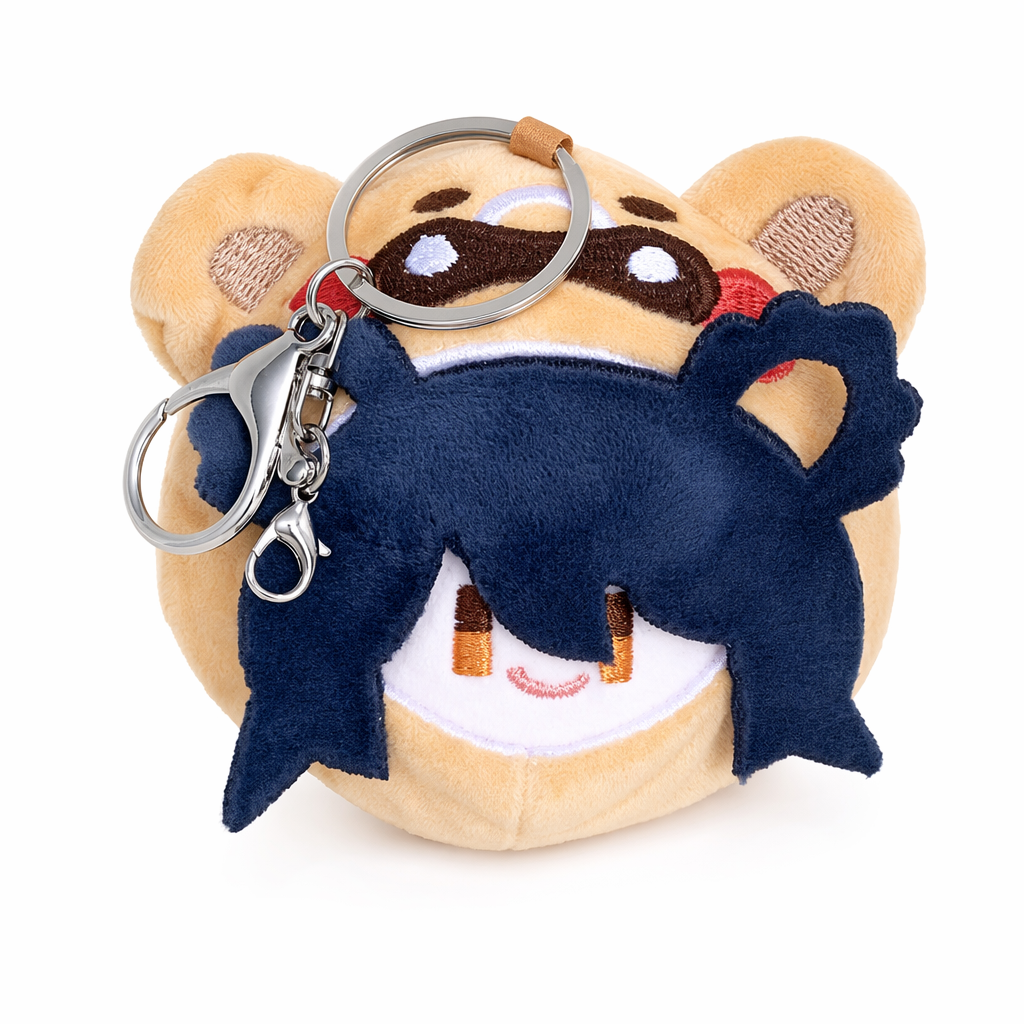 Chibi Genshin Impact Plush Keychain Xiangling