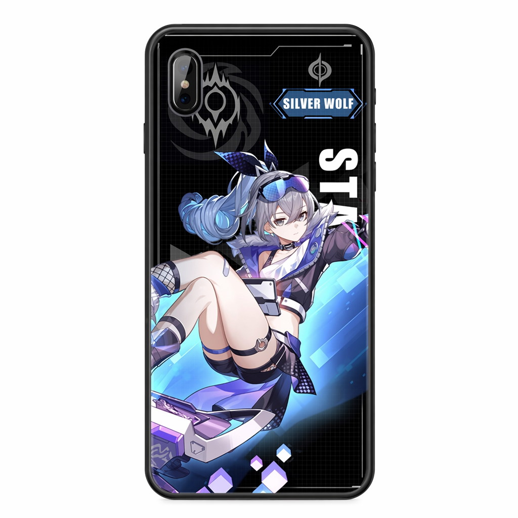 Star Rail iPhone Case with Characters Silver Wolf