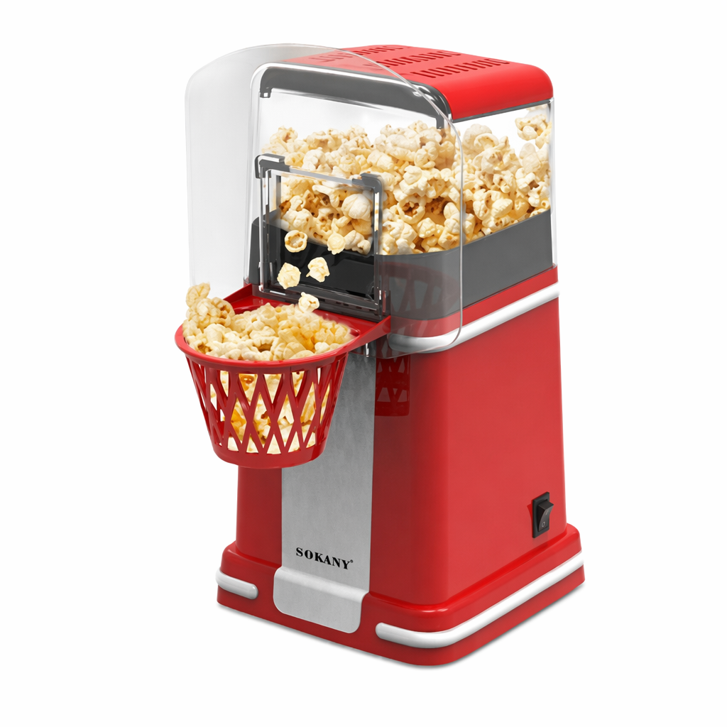 SOKANY Electric Popcorn Maker: Compact and Efficient Color 1