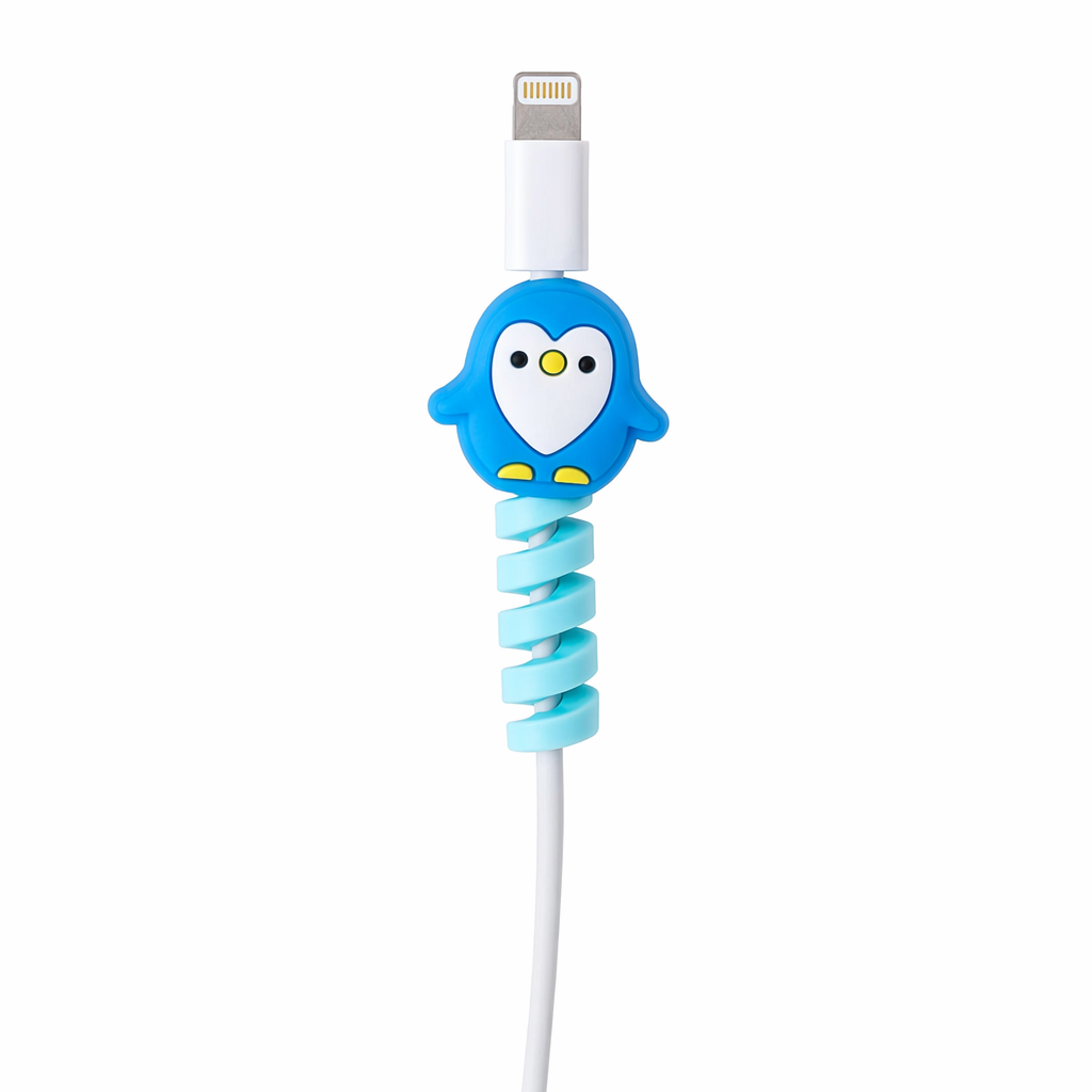 Cartoon Charging Cable Character: Adorable and Functional Penguin