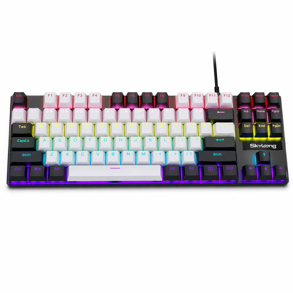 ChromaShine USB Wired Gaming Keyboard Gray