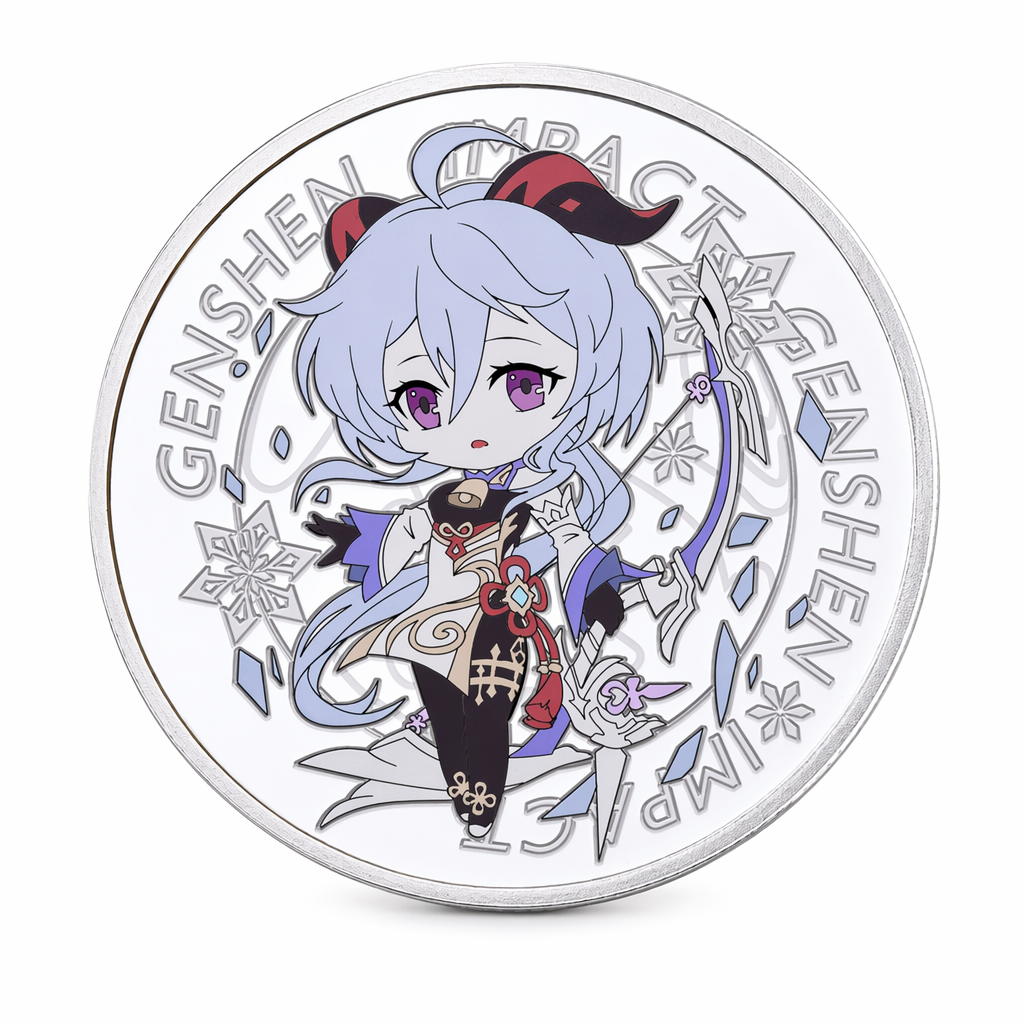 Genshin Impact Collectible Coins with Case Ganyu