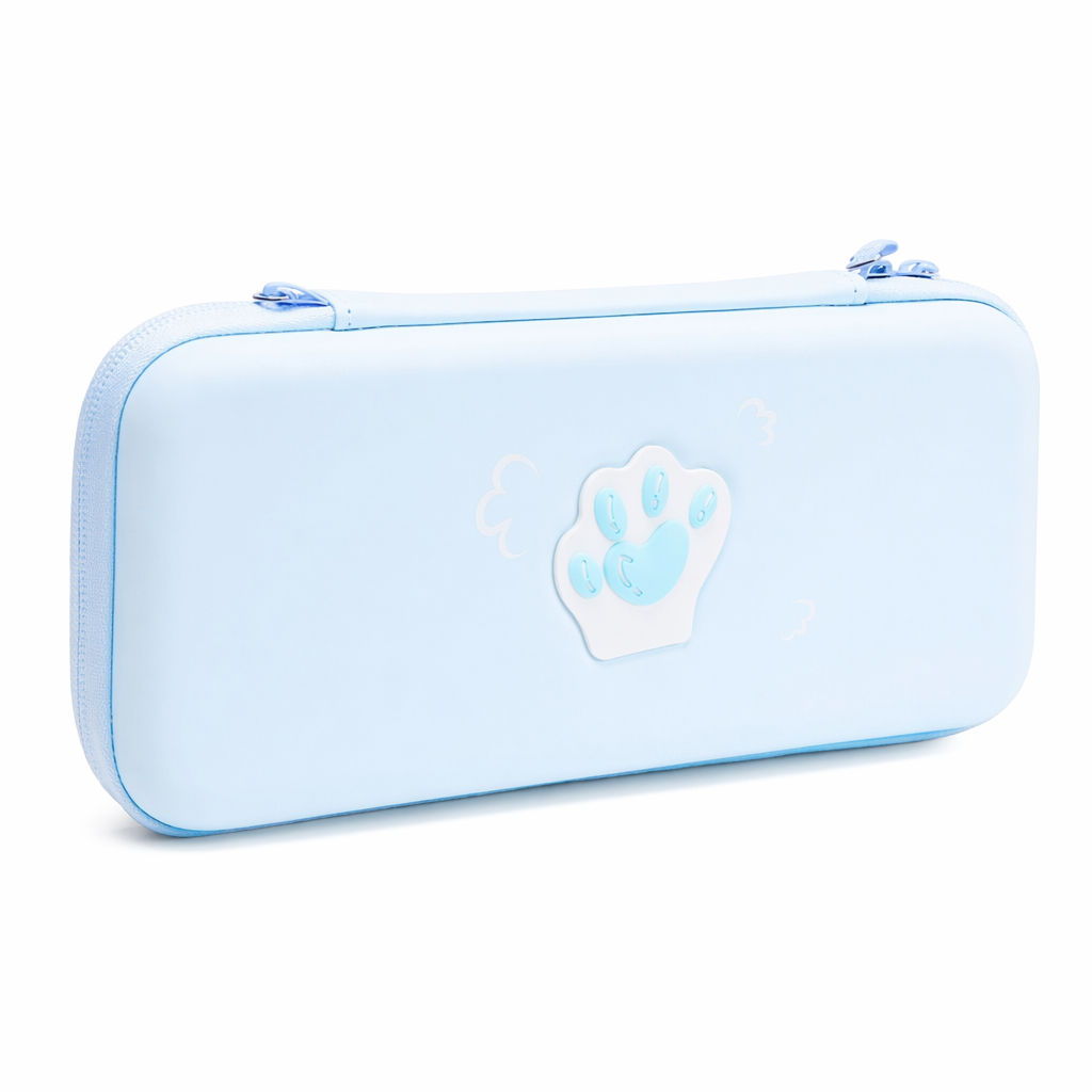 Cat Paw Nintendo Switch Case Blue
