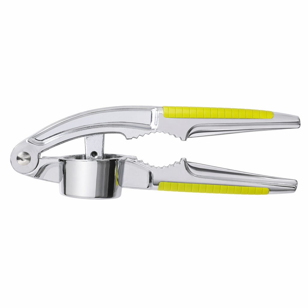2-Piece Set of Versatile Food, Nut, and Garlic Stainless Steel Crackers Default