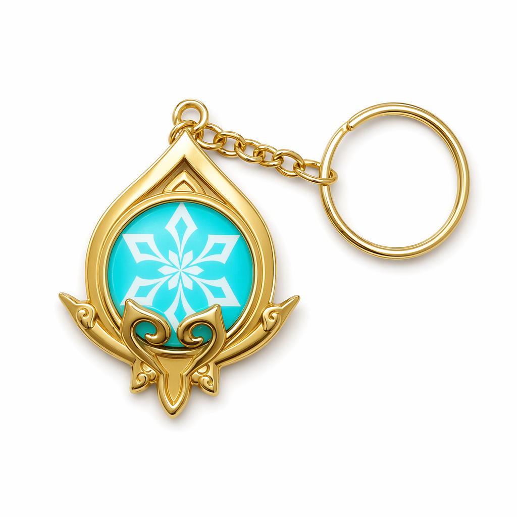 Genshin Impact Sumeru Vision Keychain Cryo