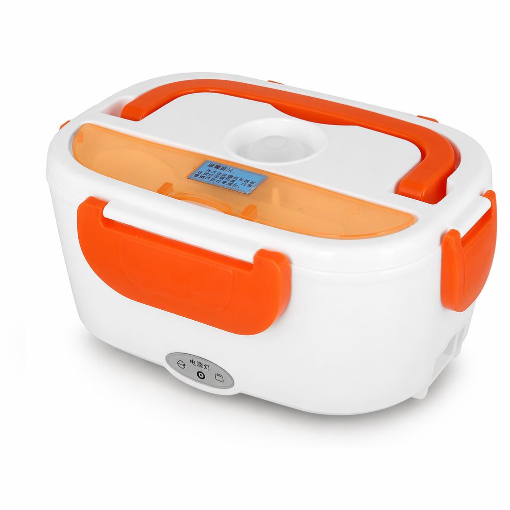 Heated Lunch Box - Portable and Mobile Red