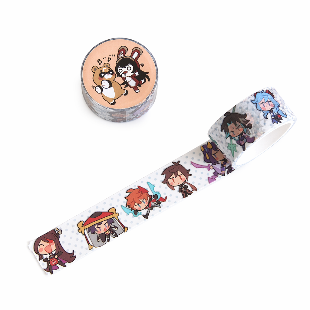 Genshin Impact Character Washi Tape Collection I