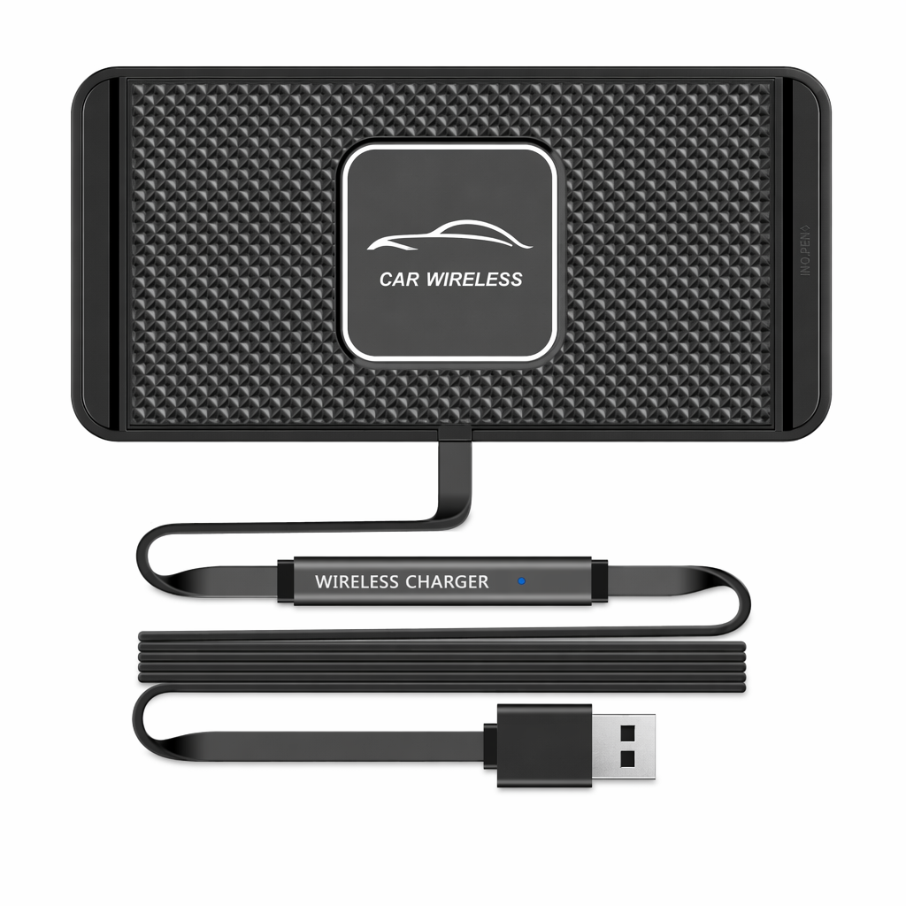 Slip-Resistant Rapid Wireless Charging Pad for Vehicles Default