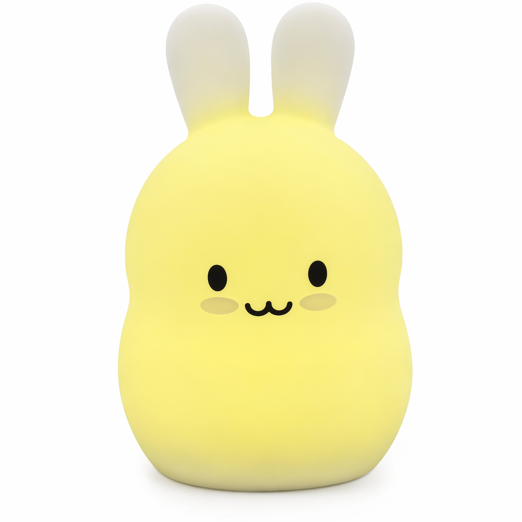 3D Animal Smart Night Light: Adorable, Energy-efficient, Touch-sensitive Rabbit