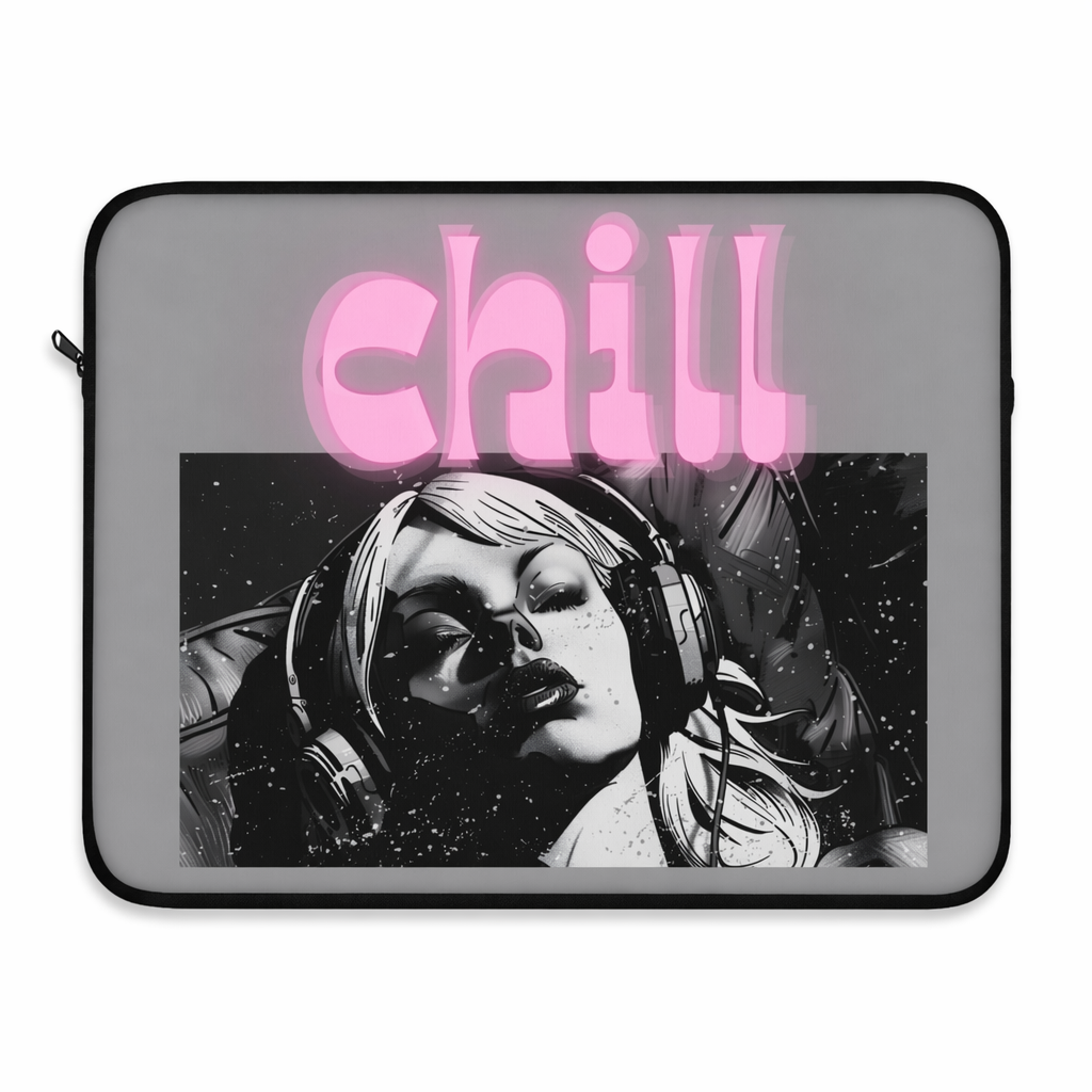 Vintage Woman Laptop Cover Default
