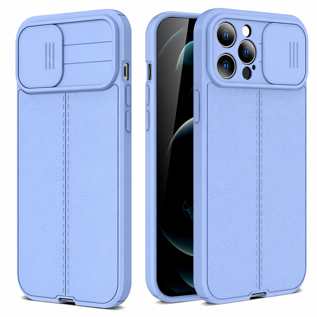 Protective Leather Case with Camera Guard for iPhone: Ensuring Your Device's Safety Default