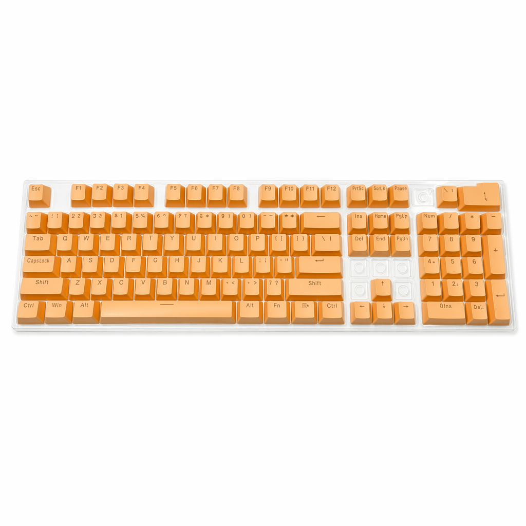 104-Key Mechanical Keyboard Keycap Set Yellow