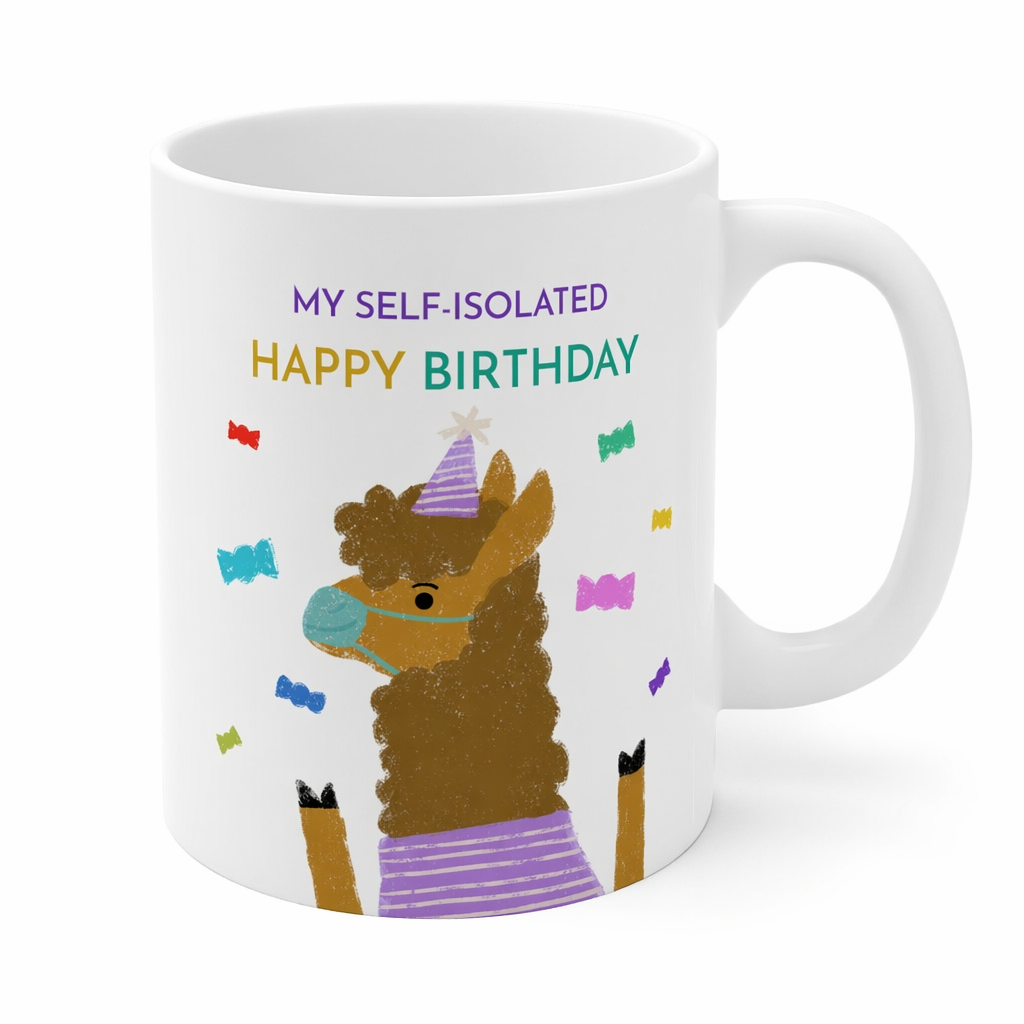 Self-Quarantine Birthday Mug Default