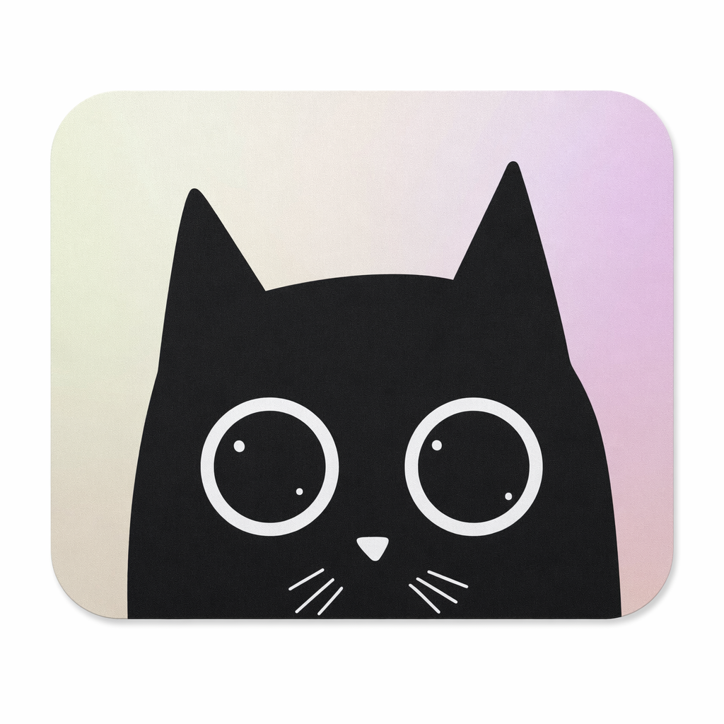 Adorable Feline Mouse Mat Default