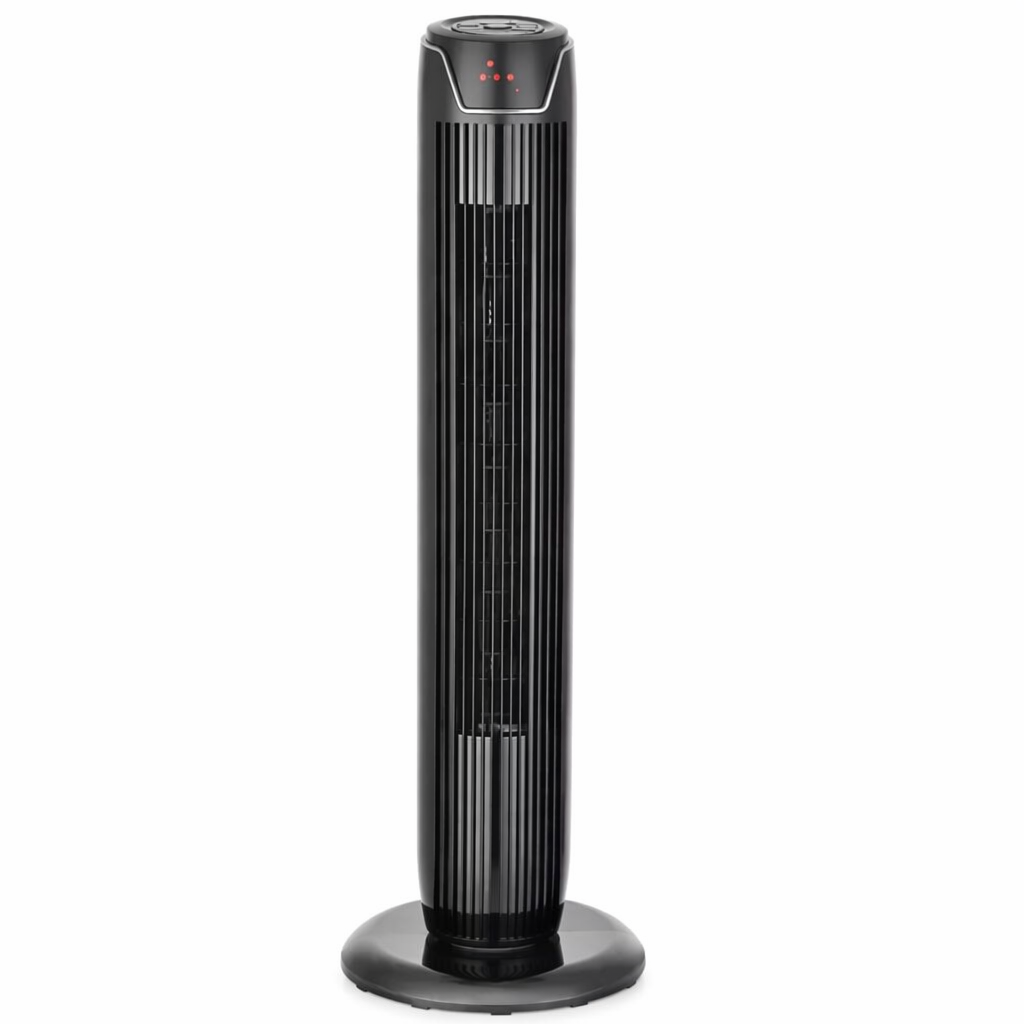 Black Desk and Tower Fan - 36" Portable Default