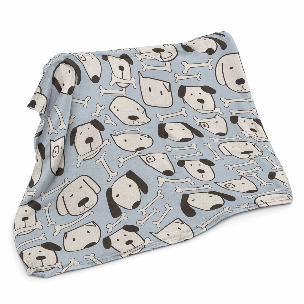 Plush Throw Blanket with Canine Design Default
