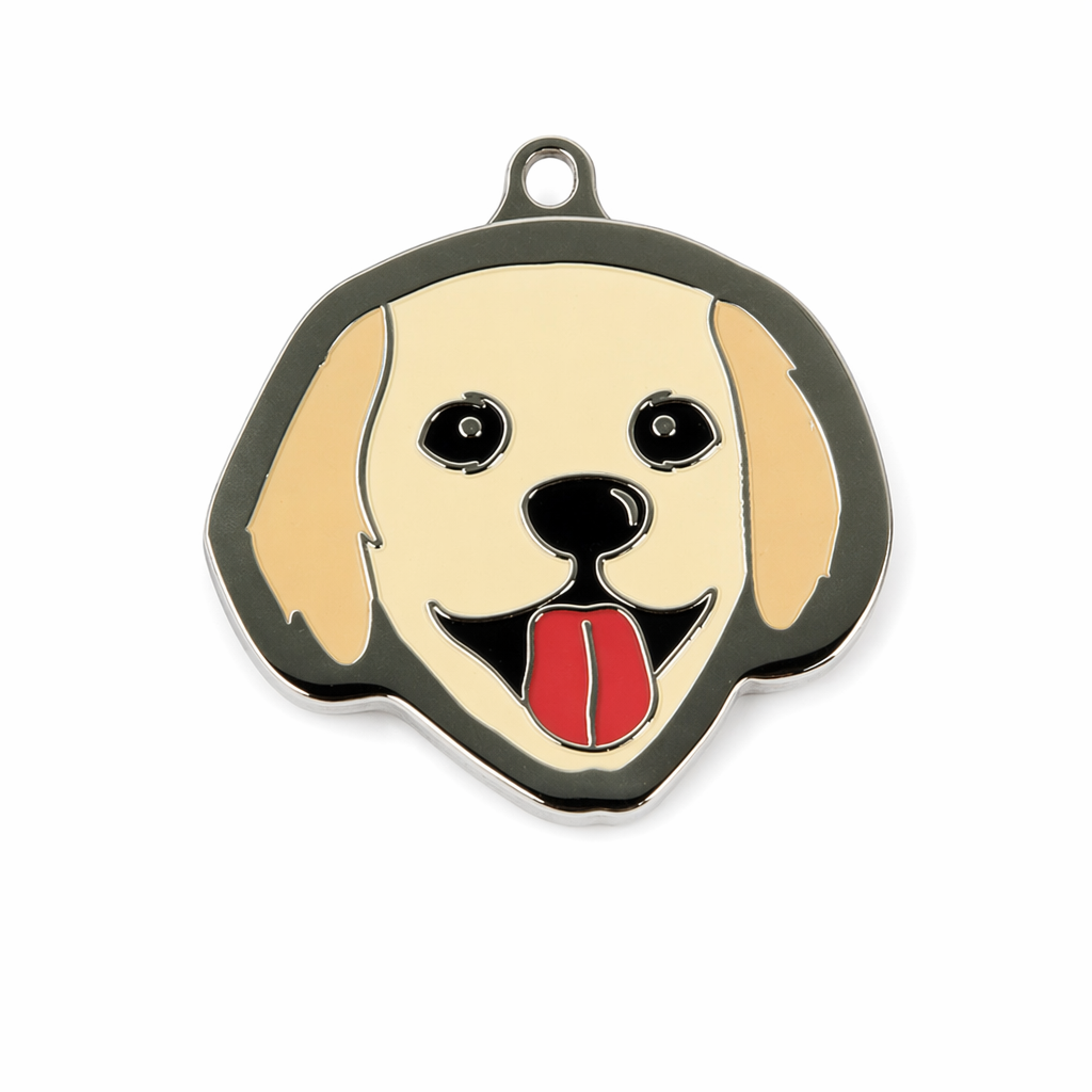 Customizable Golden Retriever Dog ID Tag Default