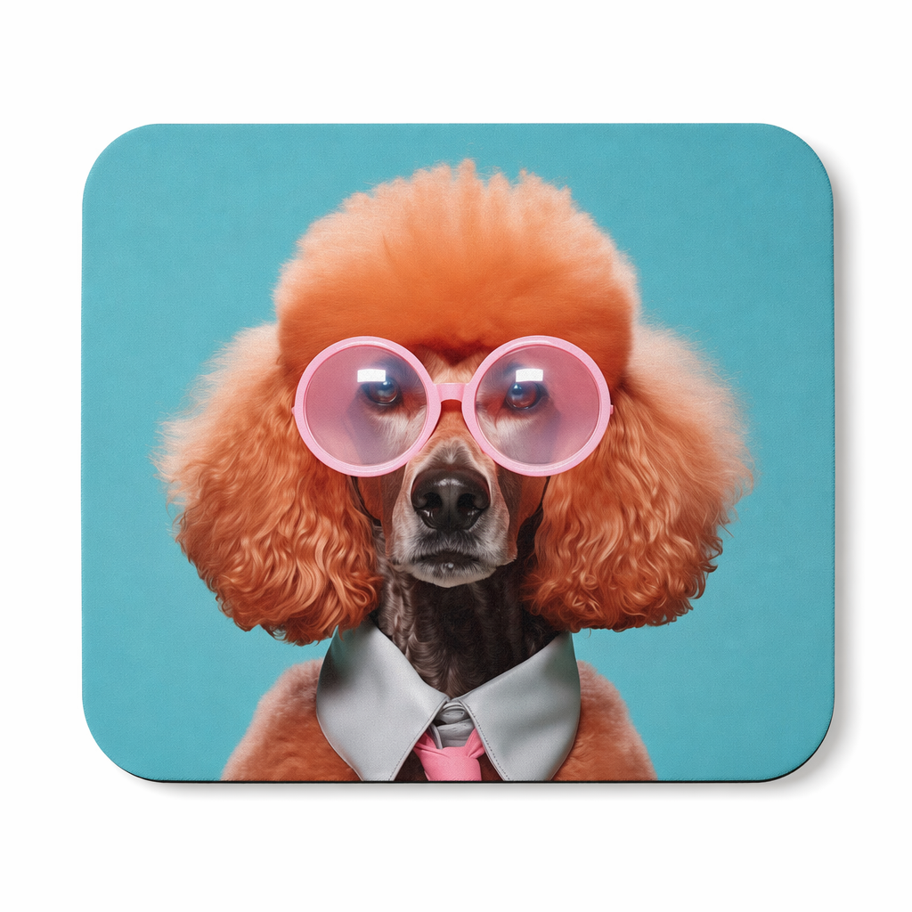 Cool Canine in Sunglasses Mouse Mat Default