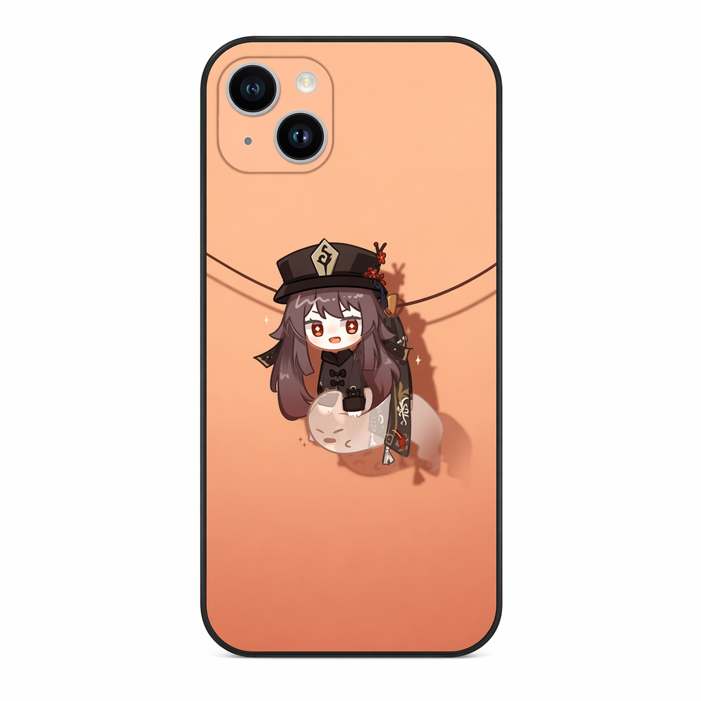 Cat Ear Genshin Impact Phone Cases Hu Tao