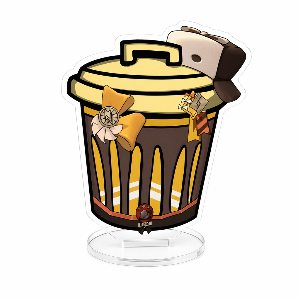 Honkai Star Rail Trash Can Standee Hook