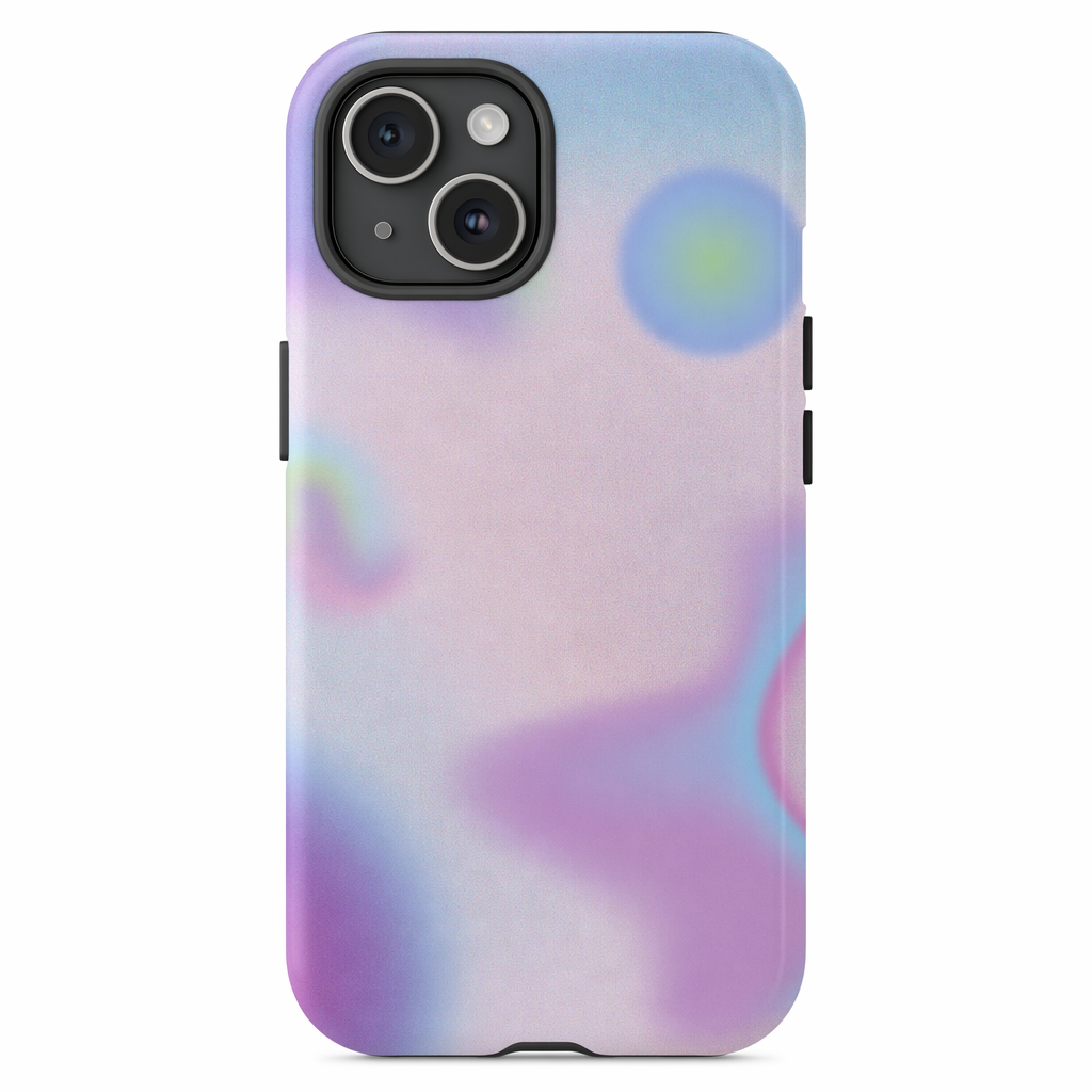 Floating Orbs Tough iPhone Case with Gradient Design Default
