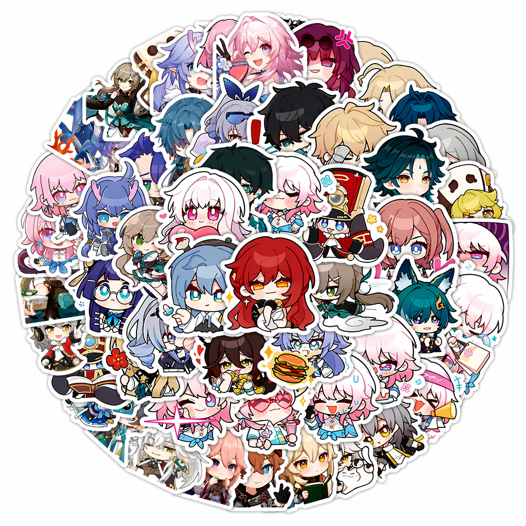 Cute Honkai Star Rail Stickers Default
