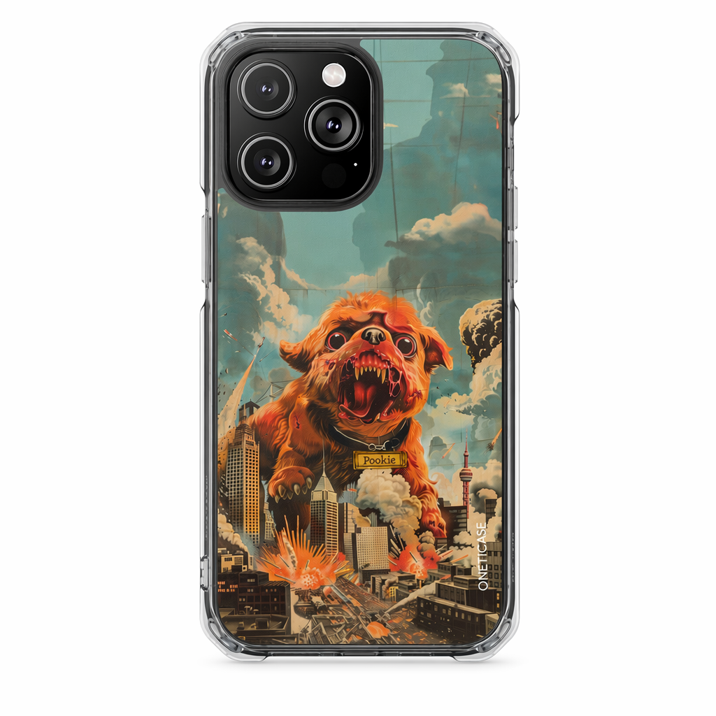 Reworked Title: Clear Magnetic Case with a Vintage Vibe for iPhone Models Default