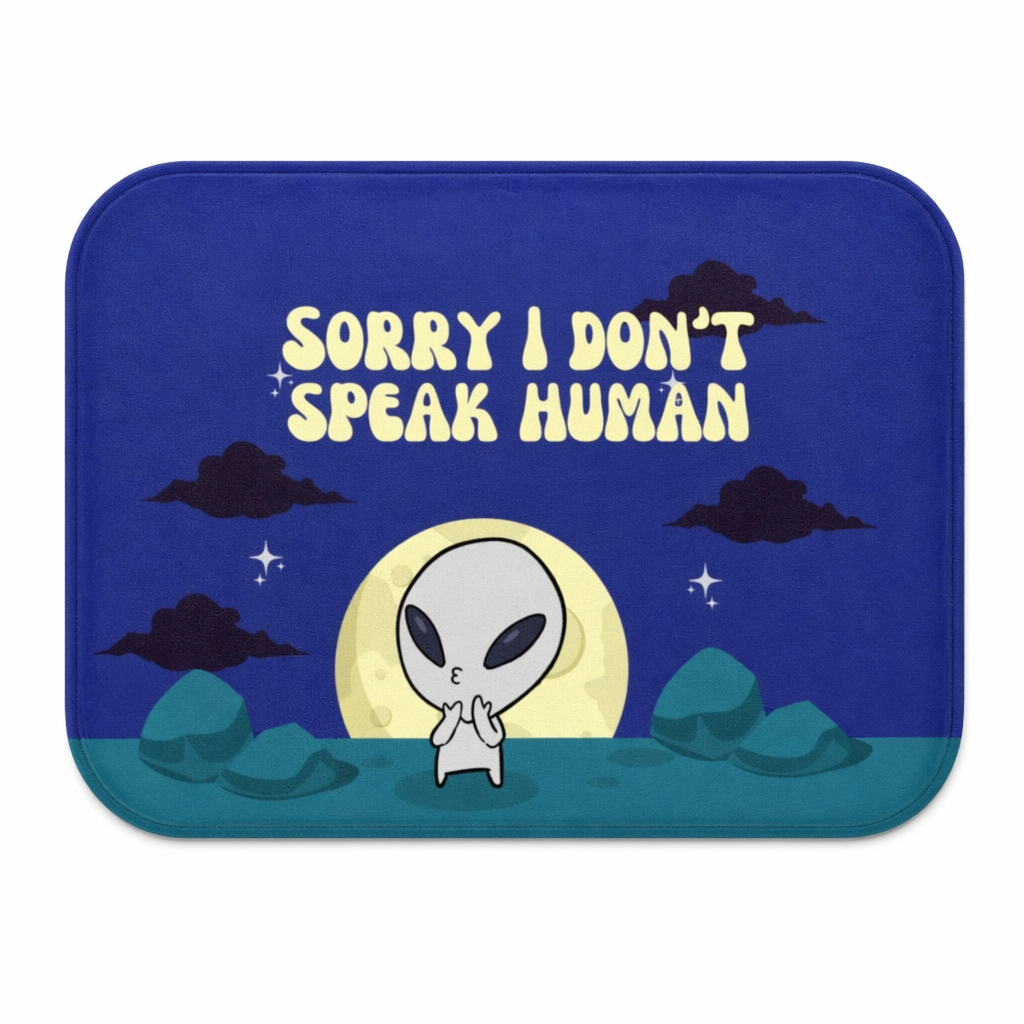 Hilarious Extraterrestrial Bathroom Rug Default