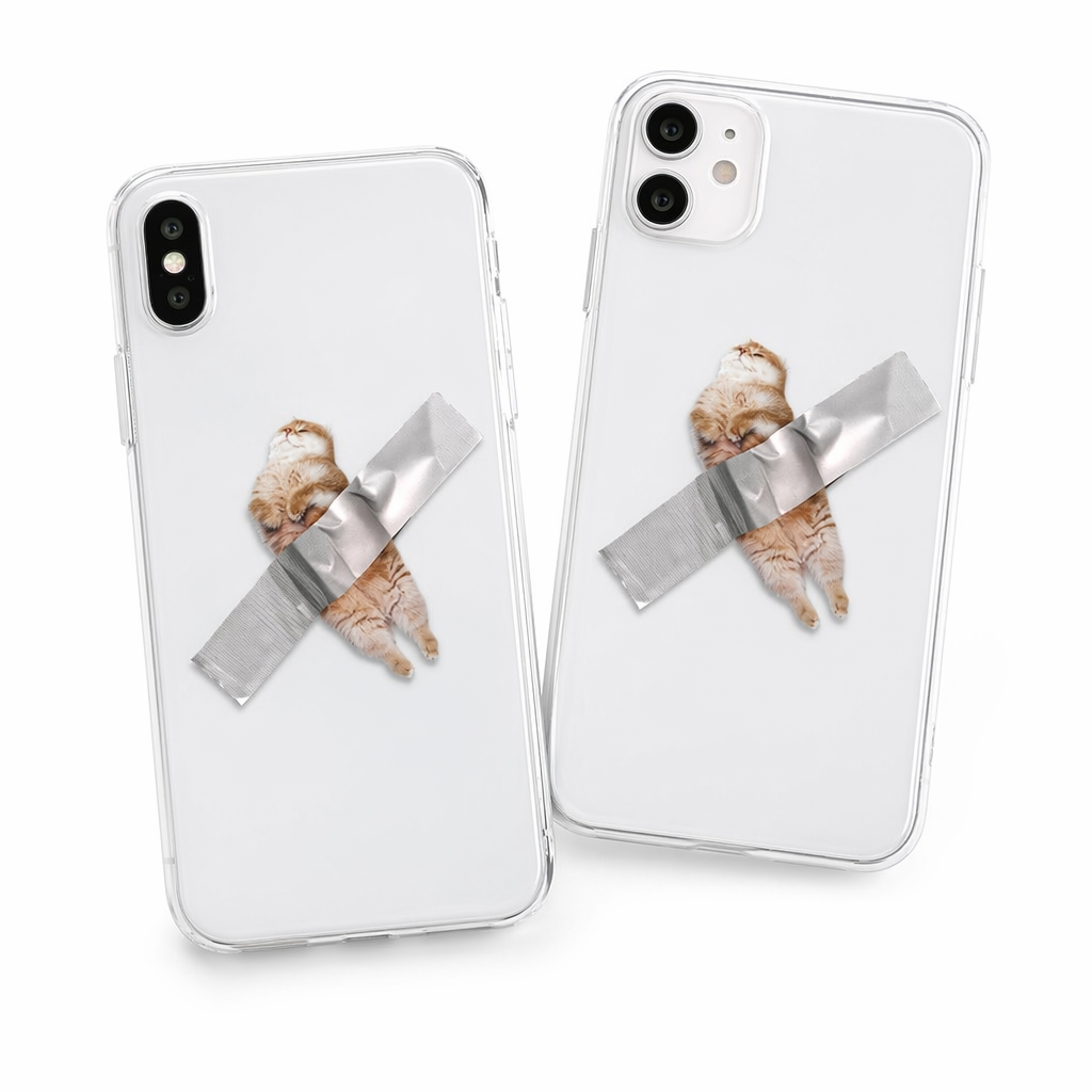 Funny Cat TPU Phone Case Default Title