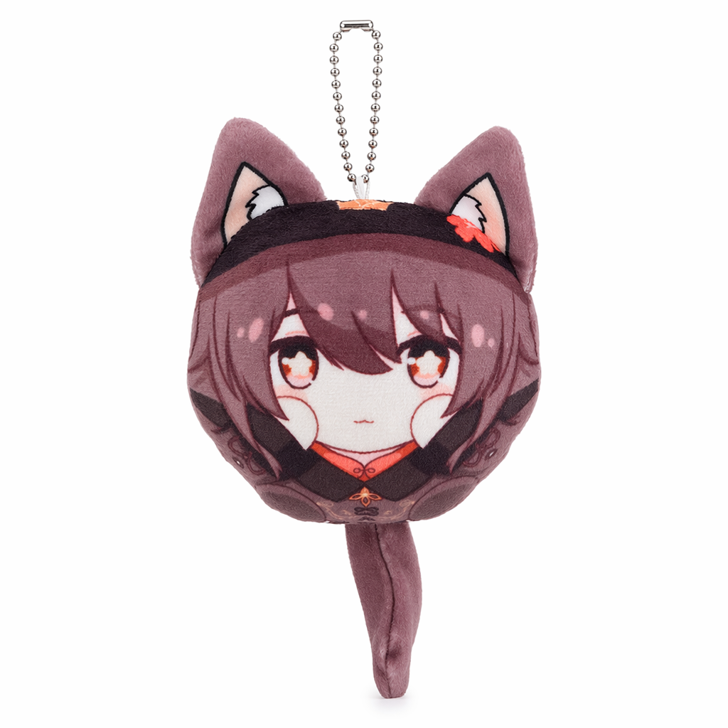Cute Genshin Impact Plush Keychains Hu Tao