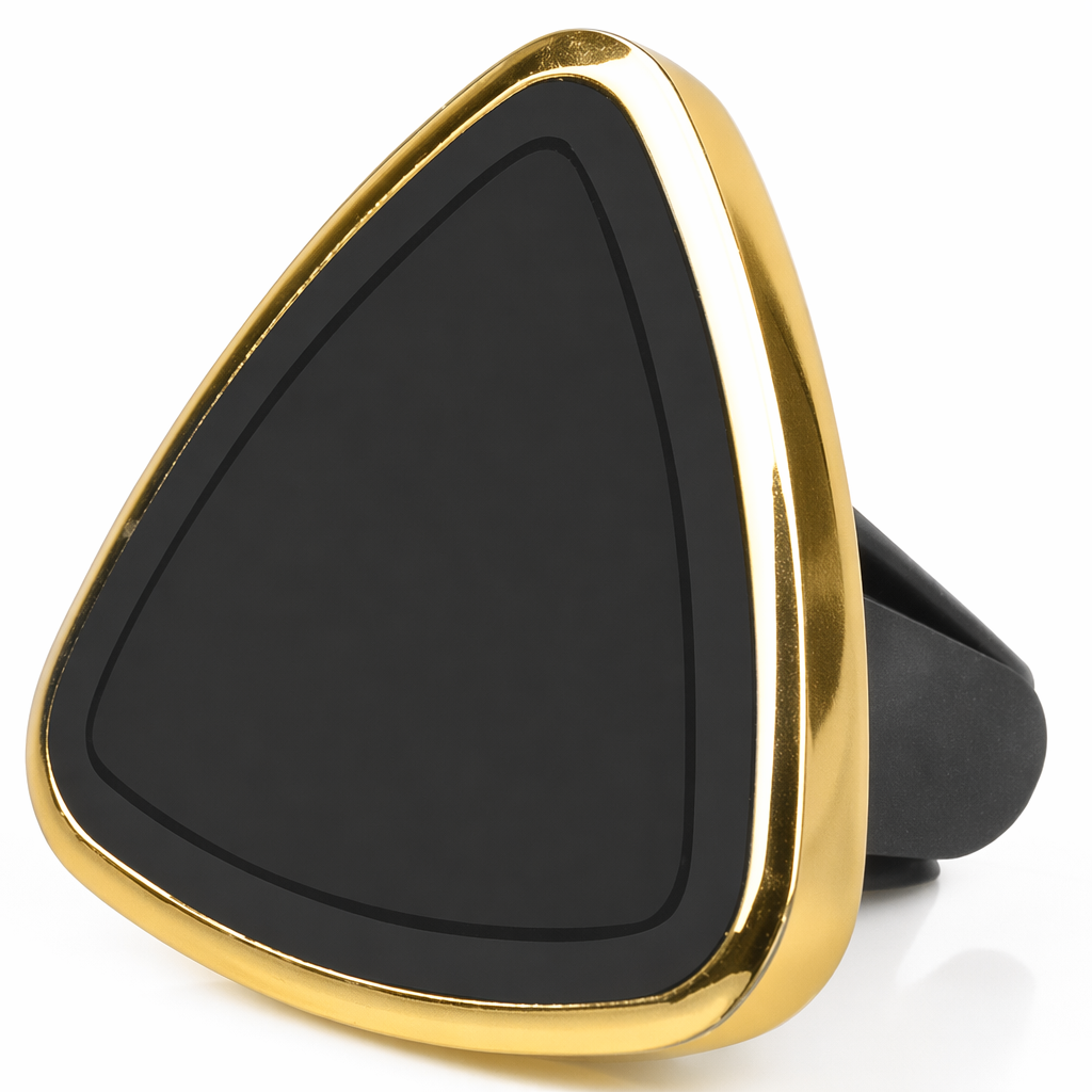 Mobile Phone Holder for Vehicle Air Vent Clip Gold