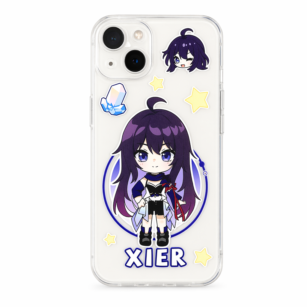 Honkai Star Rail iPhone Cases - Transparent Chibi Characters Seele