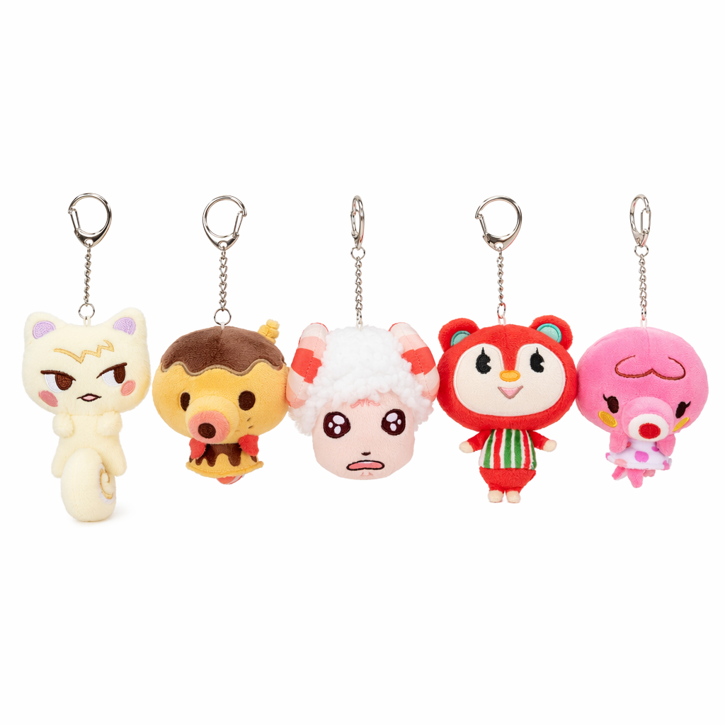 Cute ACNH Plush Keychains Collection Marshal