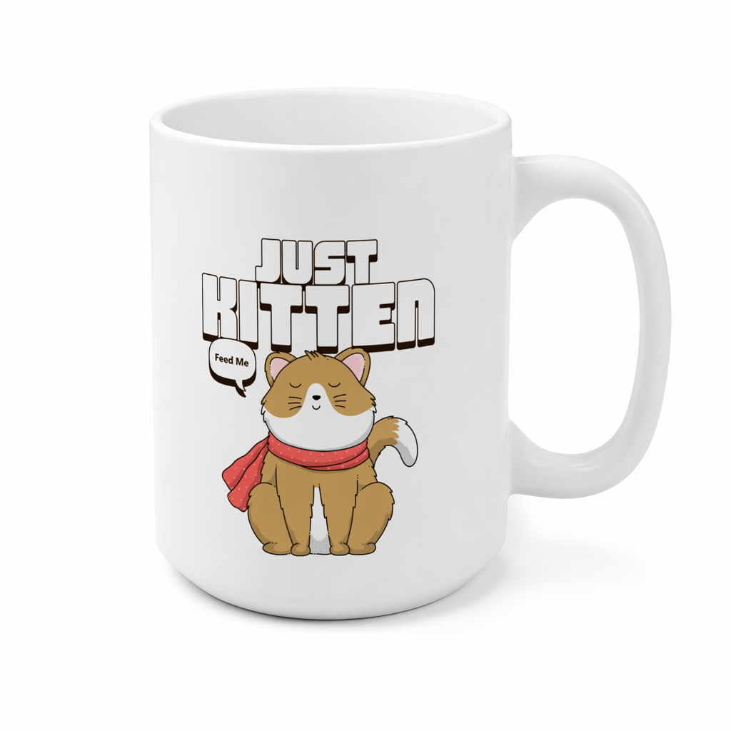 Cat Lover's Delight Novelty Kitten Mug Default