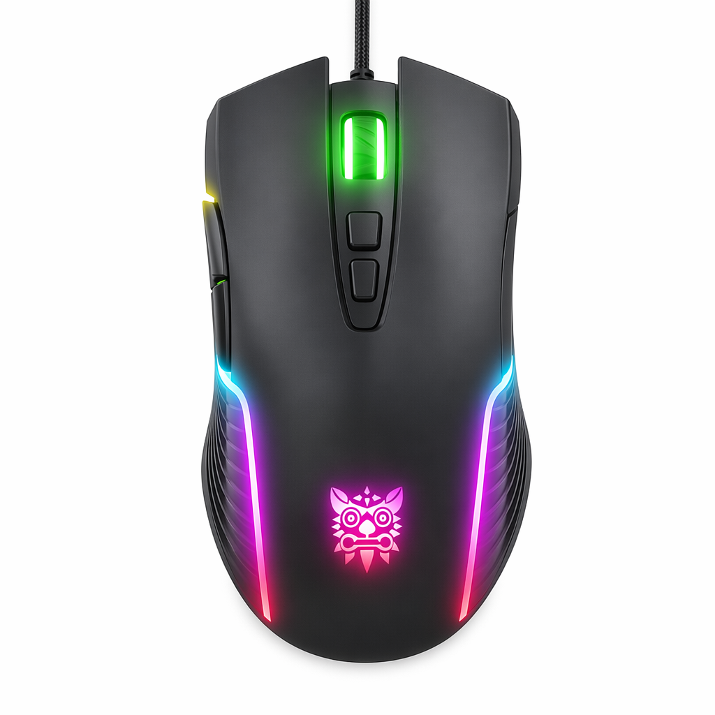 Corded USB Mouse in 4 Colors black