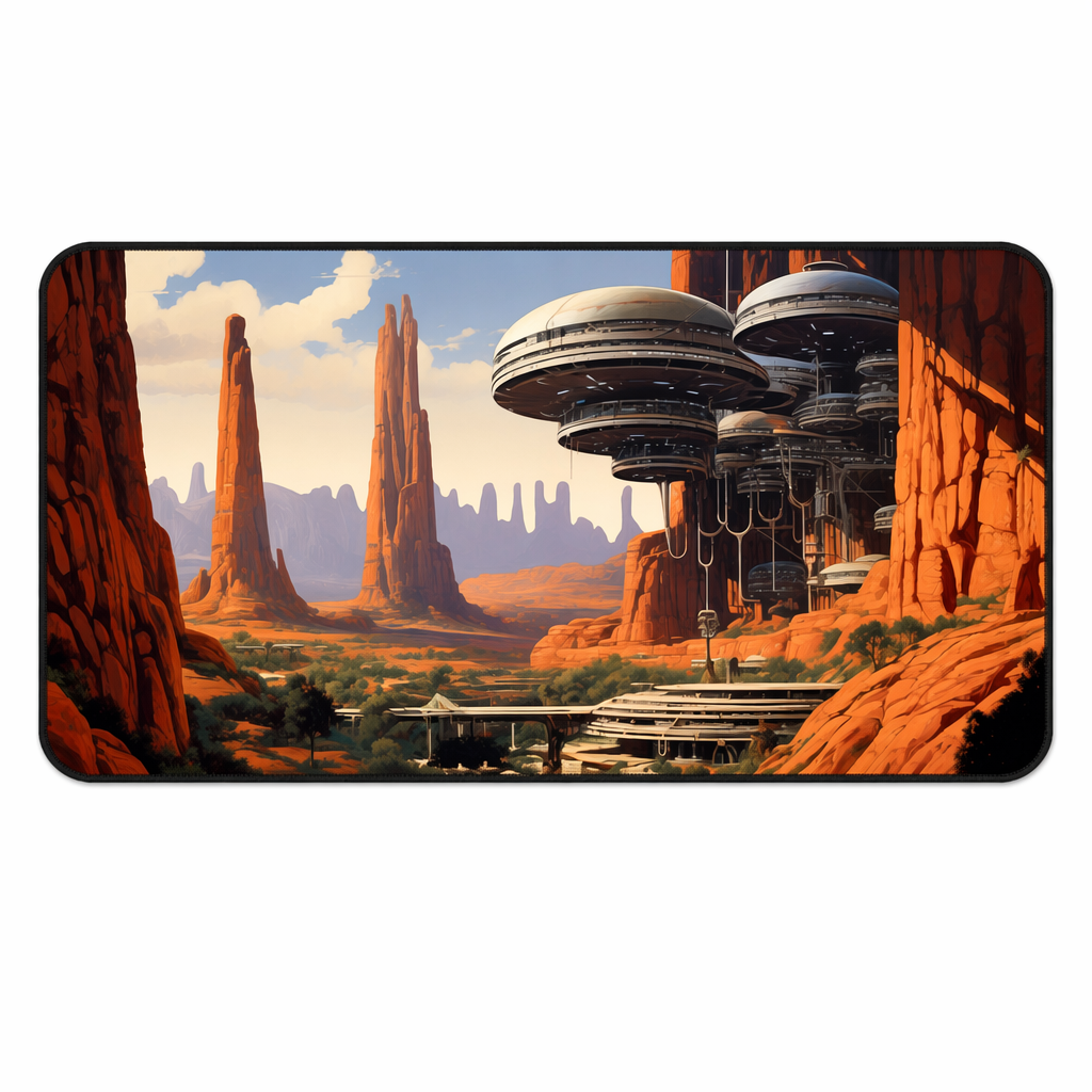 Large Gaming Mouse Pad: Arizona Extraterrestrial Spaceship Default