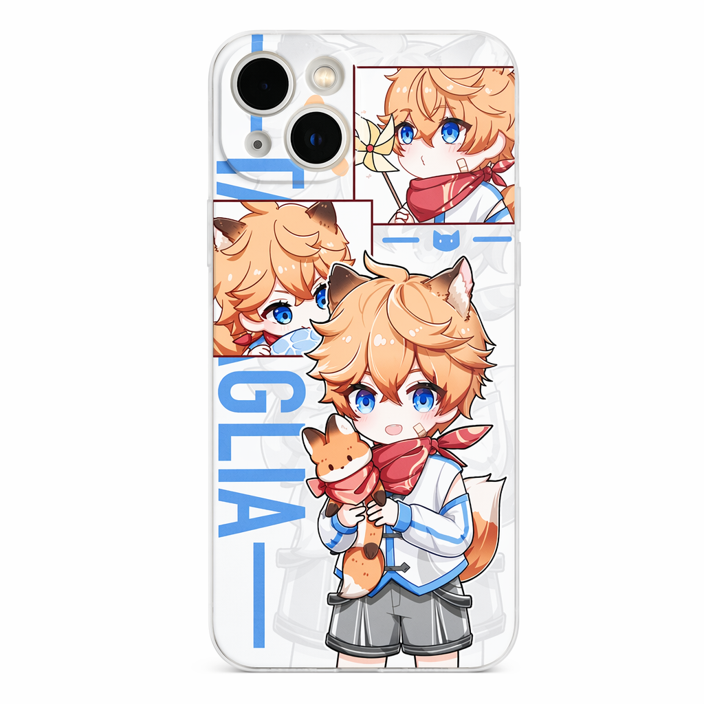 Genshin Impact Animal Ear Phone Cases Childe