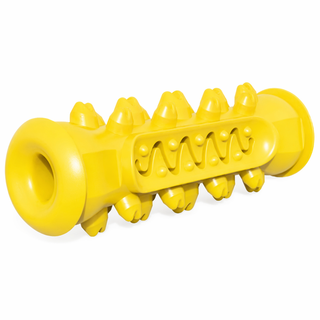 Dogs' Chew Toy: Promote Dental Health and Reduce Boredom yellow