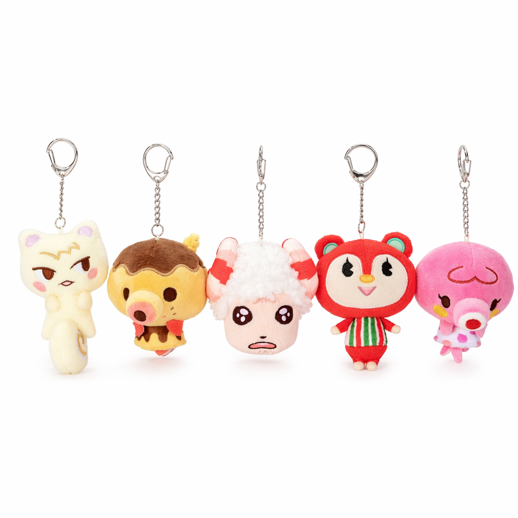 Cute ACNH Plush Keychains Collection Marina