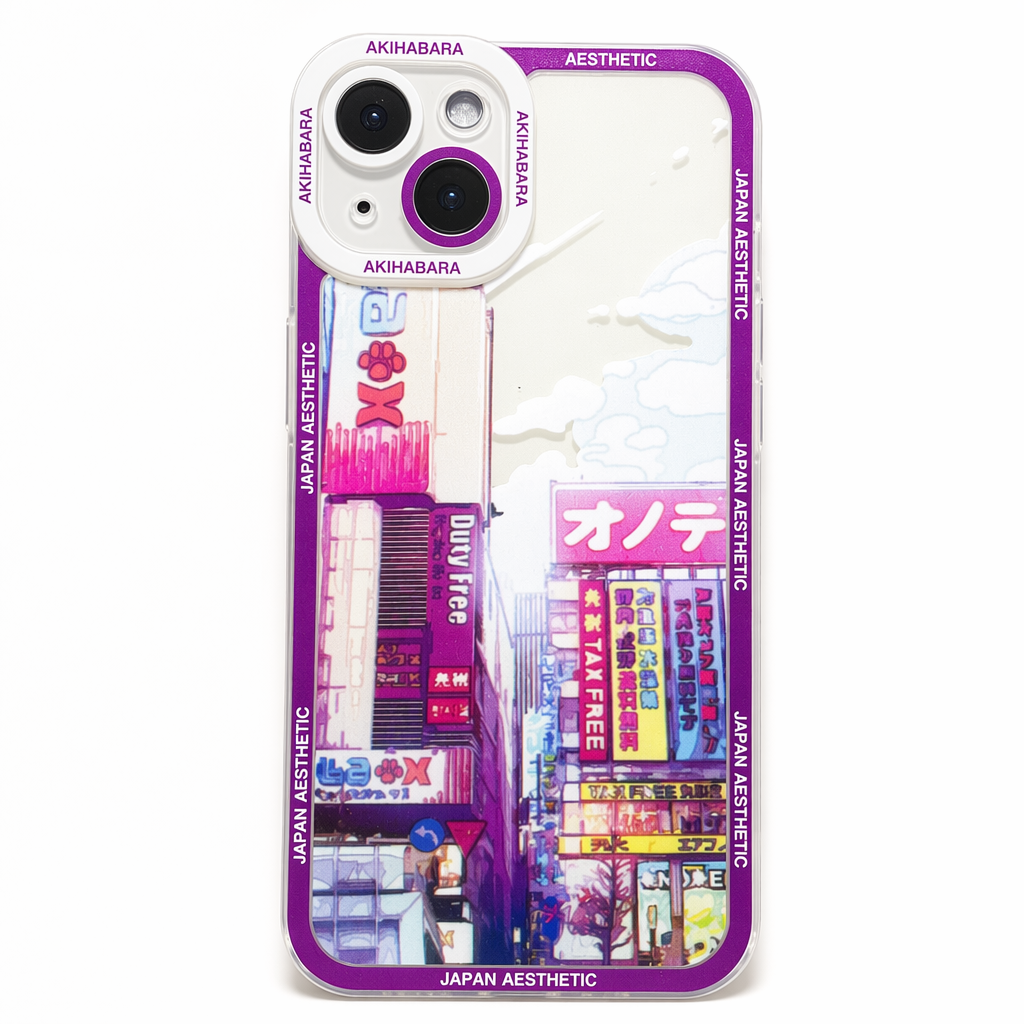 Japanese Cartoon-inspired iPhone Case with a Distinctive Theme Default