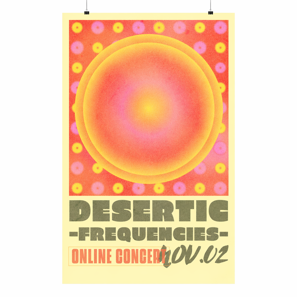Gradient Poster Concert Experience Online Default