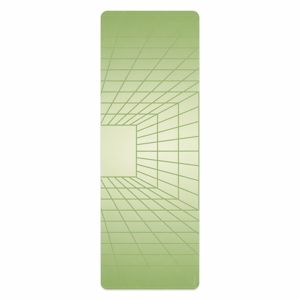 Meadow Yoga Mat with Geometric Design Default