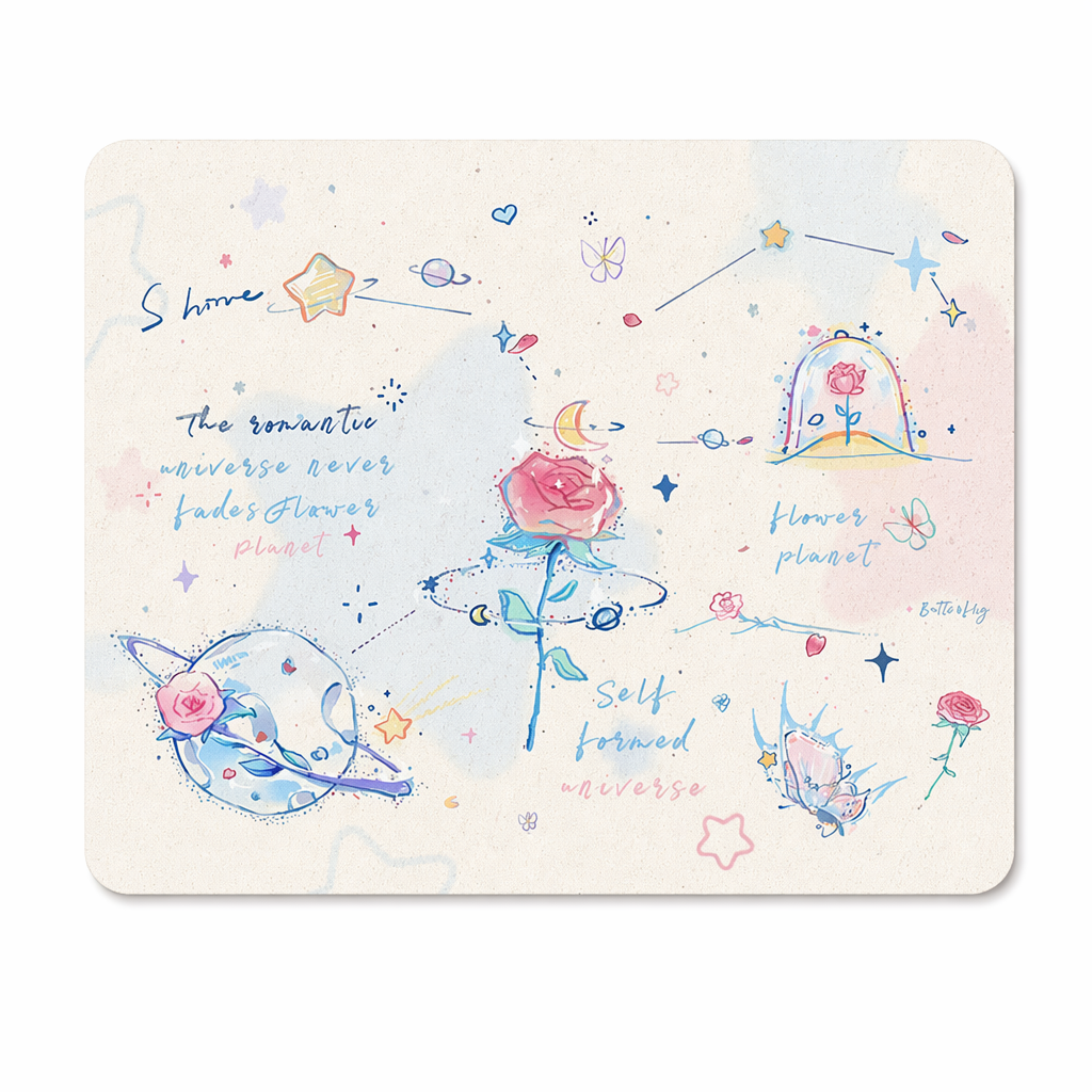 Aesthetic Fairy Tale Mousepads: Enchanted Sensory Protection C