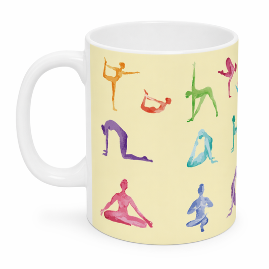 Yoga Poses Coffee Cup Default